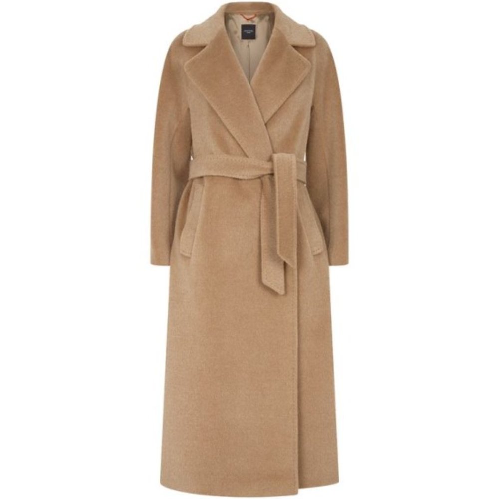 Max Mara Corona Alpaca coat Camel US Size 4 IT38